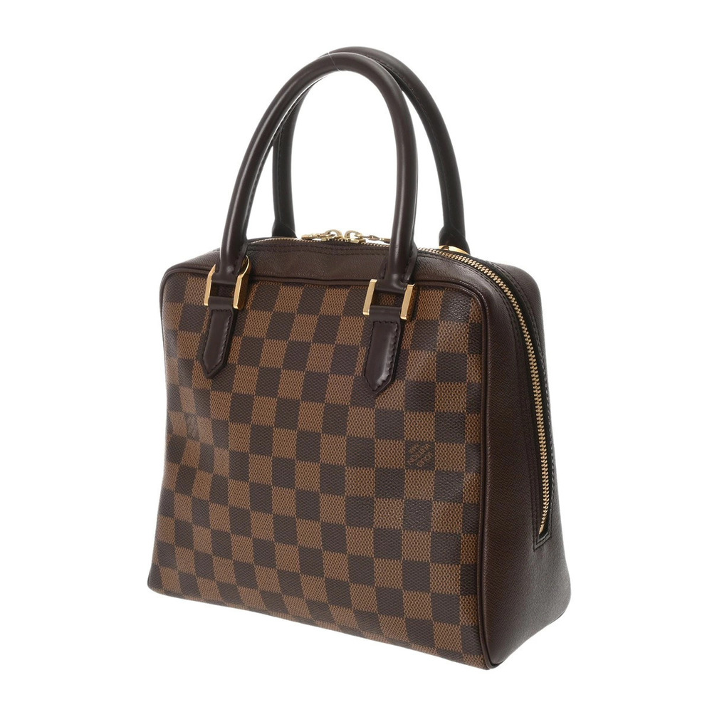 Louis Vuitton Canvas Handbag Damier Brown Brera